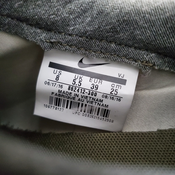 NIKE Sock Dart SE Gray Running Shoes Slip On - Picture 12 of 12